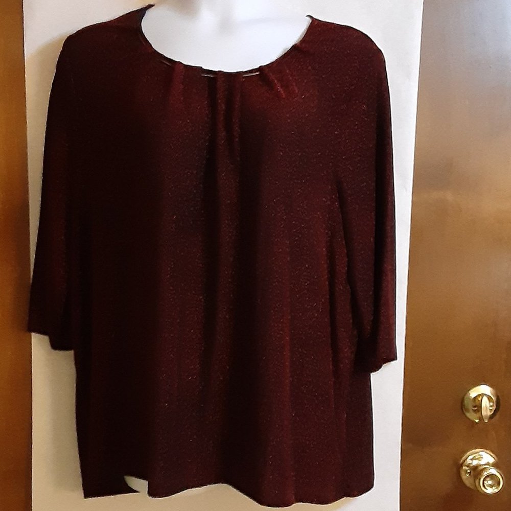 CATHERINE'S SPECIAL OCCASION BLOUSE/1X